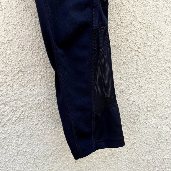 Athleta Hi Rise Powerful Gleam Tight Moto Leggings S Black - Picture 5 of 10